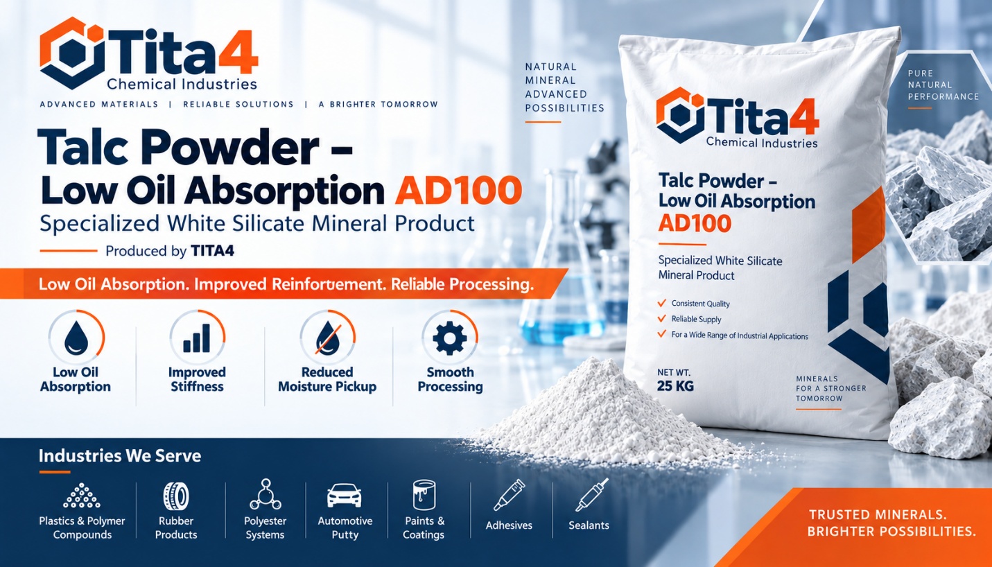 Talc Powder – Low Oil Absorption AD100